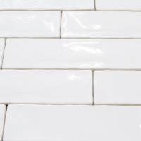 Handvorm Glans Wit 7,5 x 30