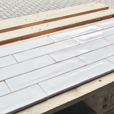 Handvorm Glans Wit 7,5 x 30