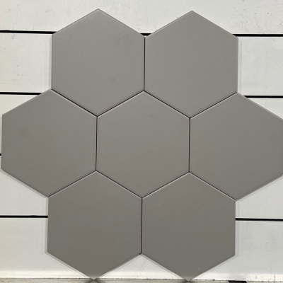 Hexagon Grey 10 x 15