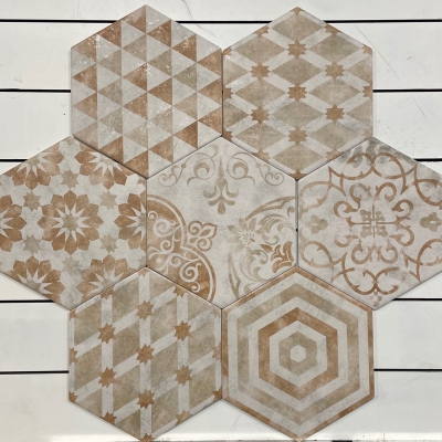 Cosy Hexagon Mosaic 21 x 25