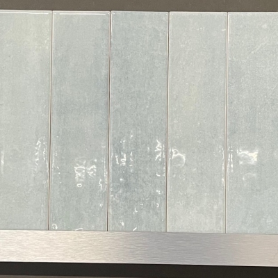 Handvorm Licht Blauw Glans 7,5x30