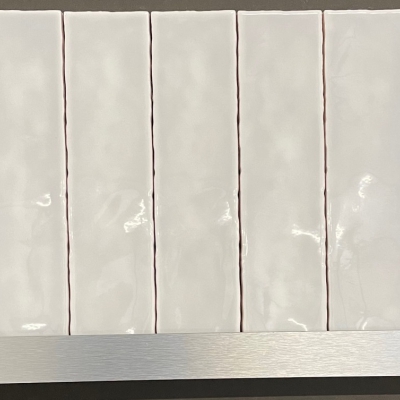 Handvorm Wit Pearl Glans 7,5x30