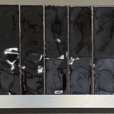Handvorm Zwart Glans 7,5 x 30