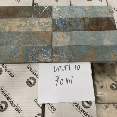 Kavel 10 Handvorm Groen Mix 7,5x30
