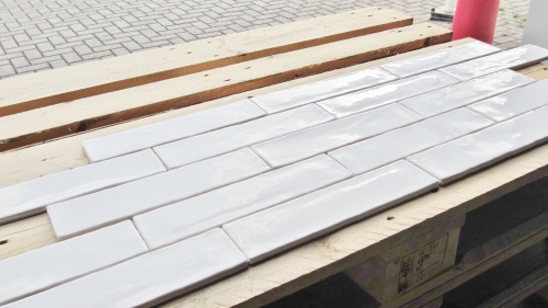 Handvorm Glans Wit 7,5 x 30