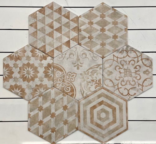 Cosy Hexagon Mosaic 21 x 25