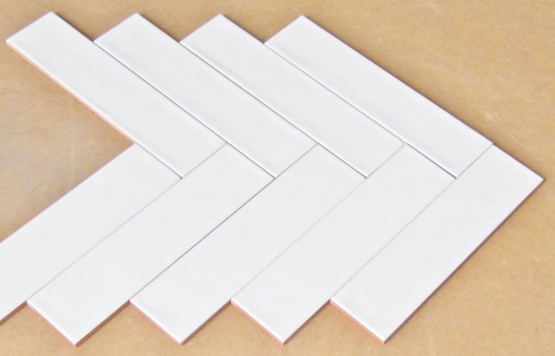 Handvorm Blanco Mat 7,5 x 30 