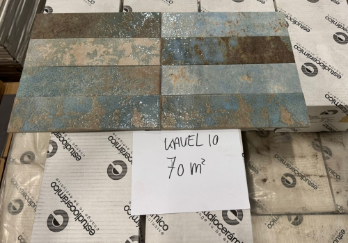 Kavel 10 Handvorm Groen Mix 7,5x30